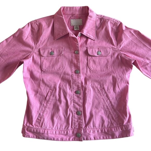 Vintage Y2K Pink Jacket With Blue Trim ALT ASO Hermione Granger - Picture 5 of 8